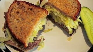 Reuben Sandwich with Corned Beef amp Sauerkraut [upl. by Inihor316]