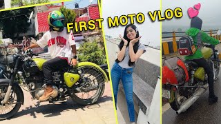 My First Moto Vlog 💕 [upl. by Anoo]