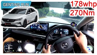 178whp 270Nm tuned Proton S70  Malaysia POV Genting Run 冲上云霄 CC Subtitle [upl. by Clements]