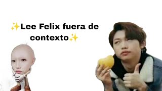 Lee felix fuera de contexto✨ [upl. by Saint147]