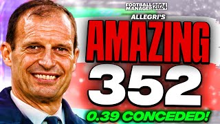 AMAZING 352 FM24 Tactics  039 Conceded  Football Manager 2024 [upl. by Odrarej]