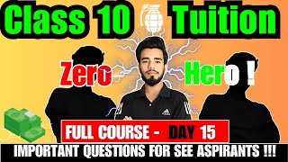 Day 15 Class 10 SEE Maths  C Maths amp Opt Maths All Chapters LIVE at 7 PM 📚🕖  Complete Guide [upl. by Bessie]