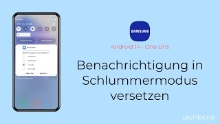 Benachrichtigung in Schlummermodus versetzen  Samsung Android 14  One UI 6 [upl. by Efal]