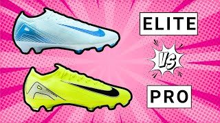 Nike Pro vs Elite Football Boots [upl. by Eelak]