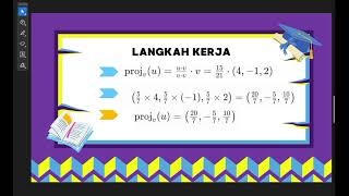 aljabar linear 1 proyeksi ortogonal hasil kali silang dan tripel skalar [upl. by Kiyohara181]