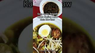 Soto Ayam Begedil Ayam daging I mak Kata kawkaw [upl. by Aidualk]