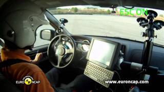 Euro NCAP  Lancia Voyager  2011  ESC test [upl. by Limoli942]