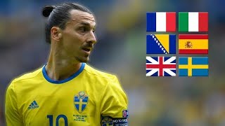 Zlatan Ibrahimovic Speaking 6 different Languages [upl. by Noired]