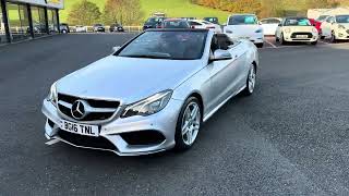 2016 MERCEDES E220 Cdi Diesel CONVERTIBLE AMG LINE for sale at Castle Motors [upl. by Hayimas596]