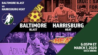 Baltimore Blast vs Harrisburg Heat [upl. by Kiyoshi667]