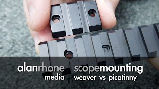 Scope Mounting  Weaver vs Picatinny [upl. by Regor]