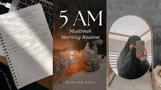 5 Am Muslimah Routine  Tahajjud  Fajr  Dikr  Quran  Daily Tasks  Spiritual Growth [upl. by Harpole]