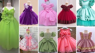 Organza Fabric Baby Frock Design 2024 Organza and Net Fabric Baby Frock Design [upl. by Natlus906]