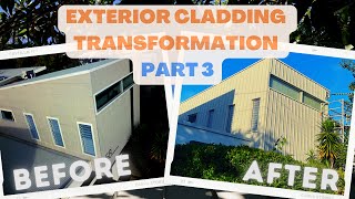 House Exterior Make Over  Colorbond Surfmist Matt PART 3 [upl. by Aliet559]