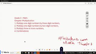 Grade 3  Math Multiplication [upl. by Foscalina]