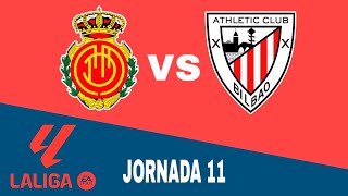 Mallorca 00 Athletic Bilbao en vivo La Liga Jornada 11 [upl. by Sigvard]