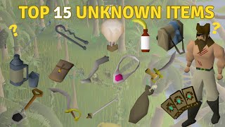 15 Most Uncommon Unique Items in OSRS [upl. by Eadahs631]