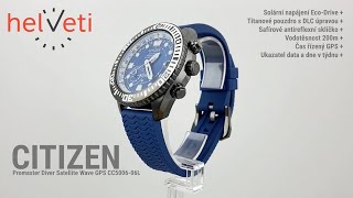 Citizen Promaster Diver Satellite Wave GPS CC500606L [upl. by Afatsuom104]