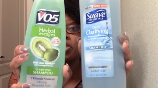 CLARIFYING SHAMPOOS V05 vs SUAVE [upl. by Noam]