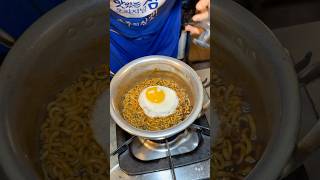 Korean Egg Noodles  Ramyeon 4000KRW  Korean Street Food shortsvideo [upl. by Ventre912]