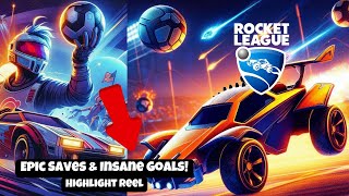 Insane Rocket League Goals amp Epic Saves Must See Montage of Unreal Highlights [upl. by Sakul386]