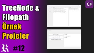 TreeNode amp Filepath örnek projeler  C Form eğitimi 12 bölüm [upl. by Aineg]