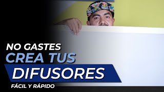 Como hacer un difusor casero  fácil rápido y economico [upl. by Erdried]