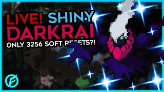 LIVE SHINY DARKRAI After only 3256 Soft Resets  Pokémon Platinum [upl. by Jocelin]