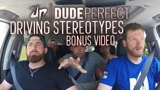 Dude Perfect  Dale Earnhardt Jr Driving Stereotypes BONUS Video [upl. by Annauj272]