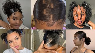 😍💖Cute Curly hairstyles Watch me style my hair compilation 2024 ✨curlyhairstyles compilation [upl. by Lubow29]