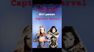 Wonder Woman Vs Captain Marvel wonderwoman captainmarvel shorts [upl. by Marjie]