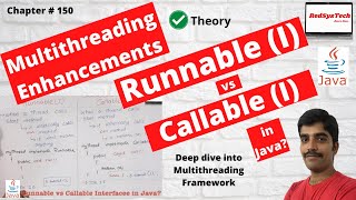 150 The difference between the Runnable and Callable interfaces in Java  java 8  JavaRedSysTech [upl. by Grimbly]