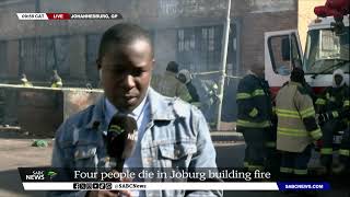 Johannesburg Fire  The cause of the blaze is still a subject of investigation  Robert Mulaudzi [upl. by Canice33]