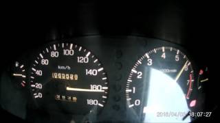 Nissan SentraSunny B13 GA15DE Top Speed run 2 [upl. by Maggs862]