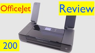 HP OfficeJet 200 Mobile Printer Review [upl. by Jaunita]