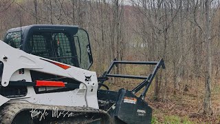 Bobcat T770 Forestry Mulching Timelapse [upl. by Armin404]