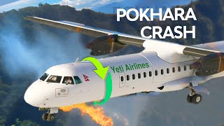 How Yeti Airlines Plane CRASHED In Pokhara [upl. by Poppo233]