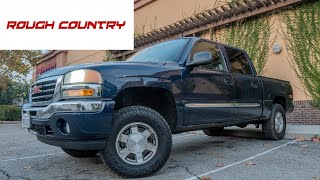 Rough Country 152 Inch Lift Kit on my 2006 GMC Sierra 1500 SLE Crew Cab Z71 [upl. by Eanwahs914]