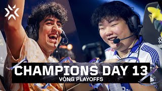 VALORANT Champions Seoul  Vòng Playoffs Day 13 [upl. by Arimas]