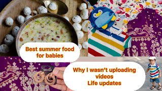 Sabudana Makhana Kheer Weight Gaining Baby Food [upl. by Rufina357]