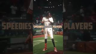 Speediest mlb players mlb baseball shorts speed sprint [upl. by Wurster267]