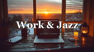 Work Jazz ☕ Smooth Jazz Piano amp Bossa Nova Music  Relaxing Instrumentals for Focused Work Study [upl. by Bobinette]