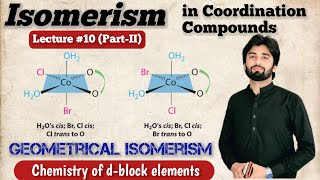 Geometrical Isomerism in Coordination Compounds  Isomerism in Coordination Compounds Part2 [upl. by Alexine]