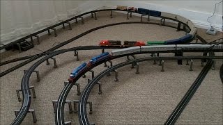 V70 Athearn and Atlas trains on power loc and ez track [upl. by Adlee]