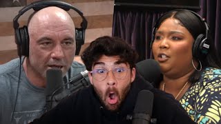 Joe Rogan ROASTS Lizzo  Hasanabi reacts [upl. by Ondrea]