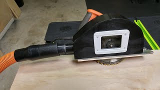 Circular Saw Dust Collection Add On [upl. by Nylaret]