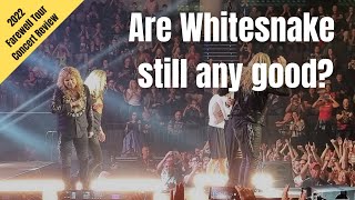 Whitesnake Live Concert Review  Farewell Tour 2022 [upl. by Norvall]