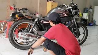 Thunder125EN125 custom bobber chopper part 1  FAC [upl. by Marciano]