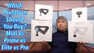 Which TheraGun Should You Buy Mini vs Prime vs Elite vs Pro [upl. by Dela]