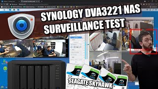 Synology DVA3221 NVR AI Surveillance Test and Bandwidth Stress Test [upl. by Ellesor]